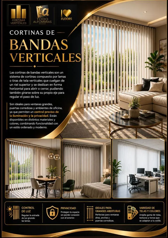 Cortinas de Bandas Verticales