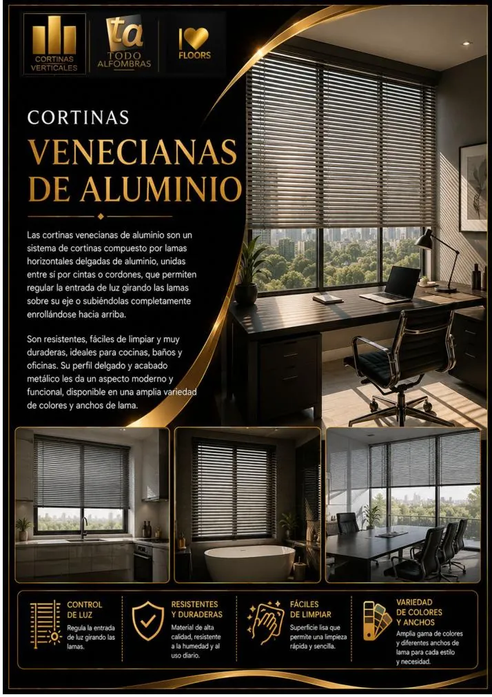 Venecianas de Aluminio